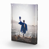 彼が卒業証書モダンを書いた フォトブロック (右)