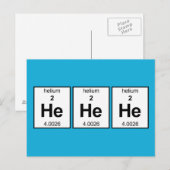 彼が周期表を読む ポストカード (正面/裏面)