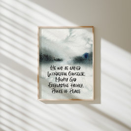 彼が呼ばれる水彩抽象芸術 ポスター