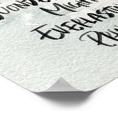 彼が呼ばれる水彩抽象芸術 ポスター (角)