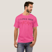 彼が大好きなギフト Tシャツ (正面フル)