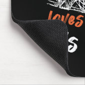 彼が好きなバスケットボールといえばボール マウスパッド (コーナー)