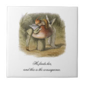 彼が彼女のロマンチックな妖精バレンタインデーを見つける タイル (正面)