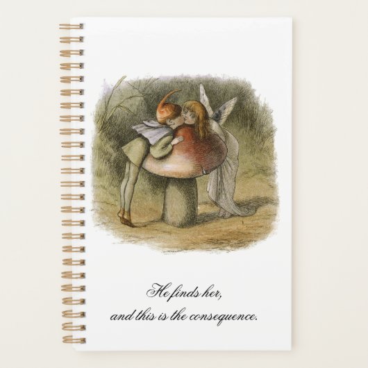 彼が彼女のロマンチックな妖精バレンタインデーを見つける プランナー手帳 (正面)