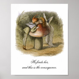 彼が彼女のロマンチックな妖精バレンタインデーを見つける ポスター