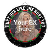 彼が彼女を乗り越えるための完璧な贈り物を分割 ダーツボード (正面)