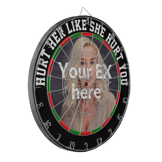 彼が彼女を乗り越えるための完璧な贈り物を分割 ダーツボード (正面左)