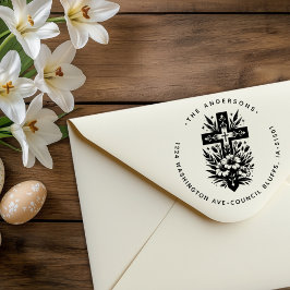 彼が復活したイースタークロス・クリスチャン・差出人住所 ラバースタンプ