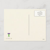 彼が復活したイースター・クリスチャンモダン・アートデザイン シーズンポストカード (裏面)