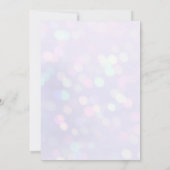 彼が復活した宗教復活祭の水彩画のフローラ 案内状 (裏面)