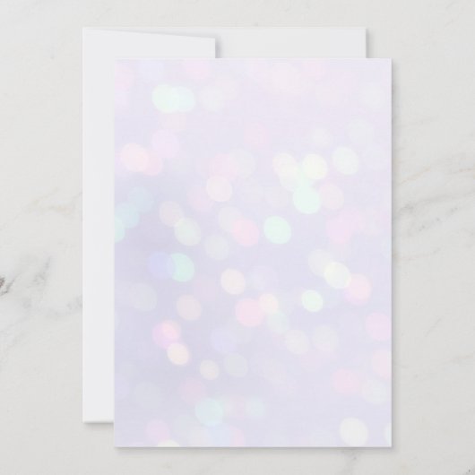 彼が復活した宗教復活祭の水彩画のフローラ 案内状 (裏面)