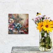 彼が復活した聖なる書物、 経典フローラ水彩画 タイル