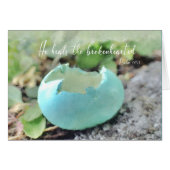 彼が心の焼けたParakaleoのノートカードを聞く (正面横)