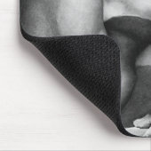 彼が手で描いたファインアートクールの雄ヌード マウスパッド (コーナー)