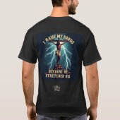 彼が手を広げたから僕も手を上げる - Tシャツ (裏面)