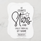 彼が星を数えて詩篇と呼ぶ 招待状 (正面/裏面)