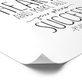 彼が望み与えを持って、詩篇20章4節 ポスター (角)