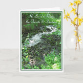 彼が森の男の人の共感カードをローミングするのが大好き カード (黄色い花)