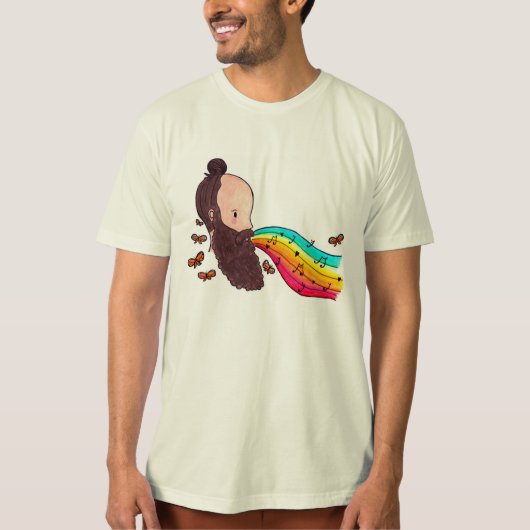 彼が歌うのは虹だ Tシャツ (正面)