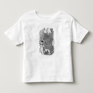 彼が洞窟の彼自身を隠したようにTurpin トドラーTシャツ