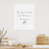 彼が生きているからだ ポスター (キッチン)