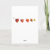 彼が生きているから明日の賛美歌は顔できる カード (裏面)