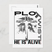 彼が生きている陰謀イースターイエスは生きている神 ポストカード (正面/裏面)