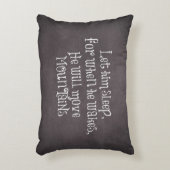 彼が目覚めた時に彼を寝かせなさい引用文 アクセントクッション (正面(垂直))