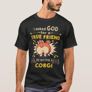彼が私にコーギー犬を送ってくれた Tシャツ