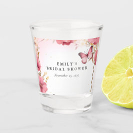 彼が私に蝶々を与える ブライダルシャワー ショットグラス