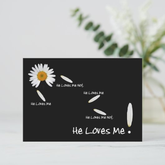 彼が私のウェディングレセプションRSVPを愛する 招待状 (スタンド正面)