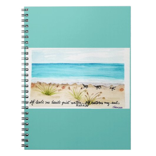 彼が私のスパイラル写真ノートを復元 ノートブック (正面)