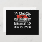 彼が私のハートを盗んだので復讐を企てている ポストカード (正面/裏面)