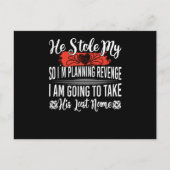 彼が私のハートを盗んだので復讐を企てている ポストカード (正面)
