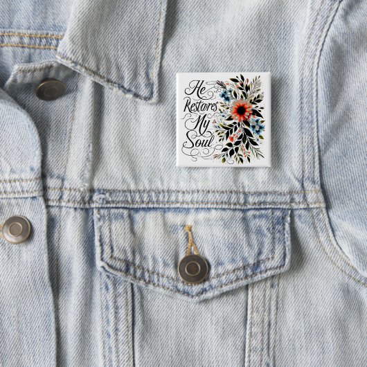 彼が私のフローラを回復する 缶バッジ (インサイチュ)