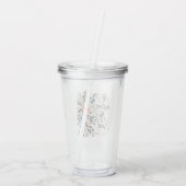 彼が私の魂のフローラを回復する アクリルタンブラー (裏面)