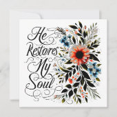 彼が私の魂のフローラを回復する カード (正面)