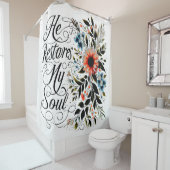彼が私の魂のフローラを回復する シャワーカーテン (インサイチュ)