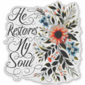 彼が私の魂のフローラを回復する シール (正面)