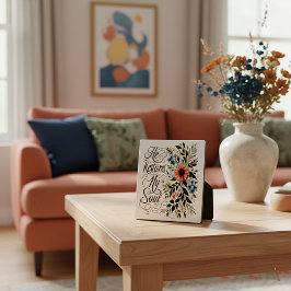 彼が私の魂のフローラを回復する フォトプラーク