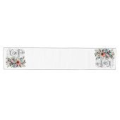 彼が私の魂のフローラを回復する ミディアムテーブルランナー (横)