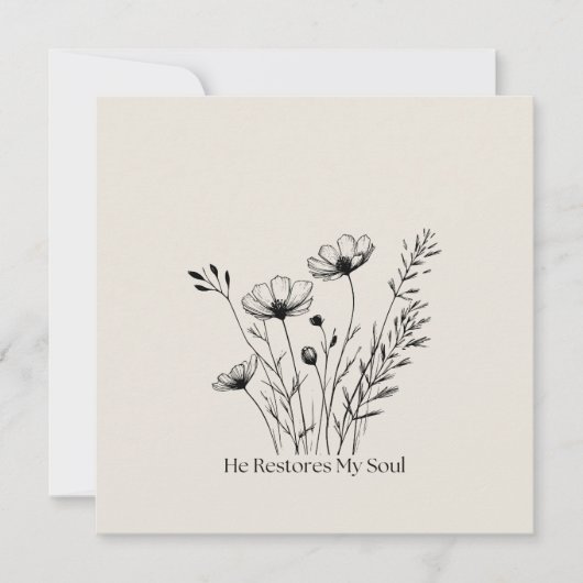 彼が私の魂のミニマルデザインを回復 (正面)