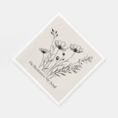 彼が私の魂のミニマルデザインを回復 スタンダードランチョンナプキン (角)