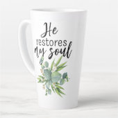 彼が私の魂を回復する カフェラテマグ (左アングル)