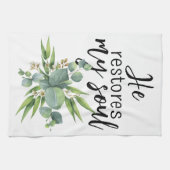 彼が私の魂を回復する キッチンタオル (横)