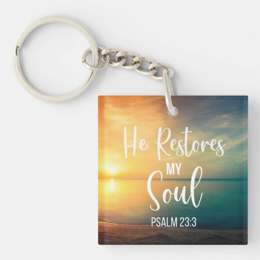 彼が私の魂を回復する キーホルダー (正面)