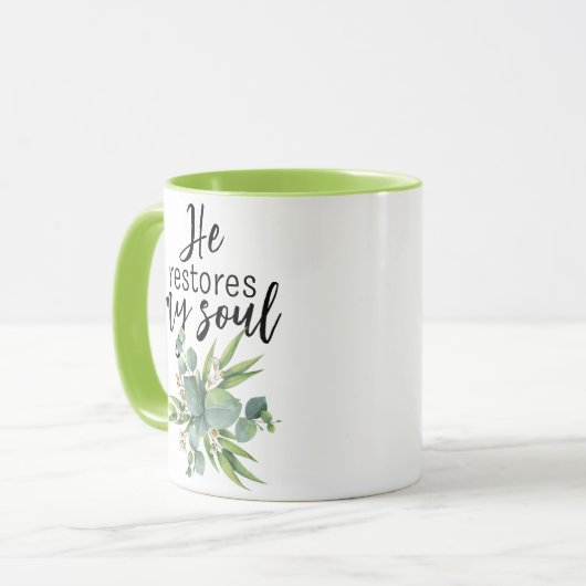 彼が私の魂を回復する マグカップ (正面左)
