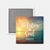 彼が私の魂を回復する マグネット (正面/裏面)