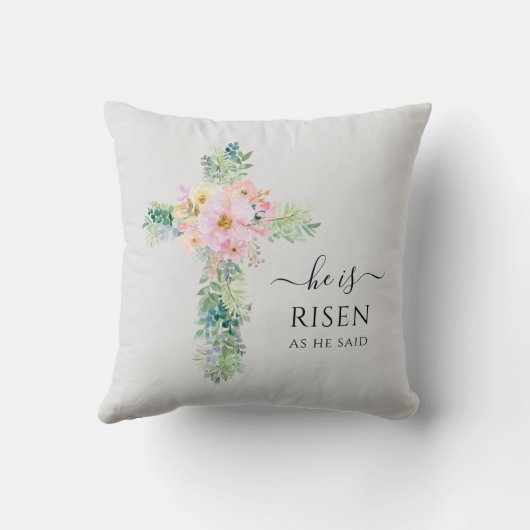 彼が緑の水の色を復活した復活祭 クッション (裏面)