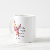 彼が考えたちょうどその時彼の世界はに…ありました コーヒーマグカップ (正面左)